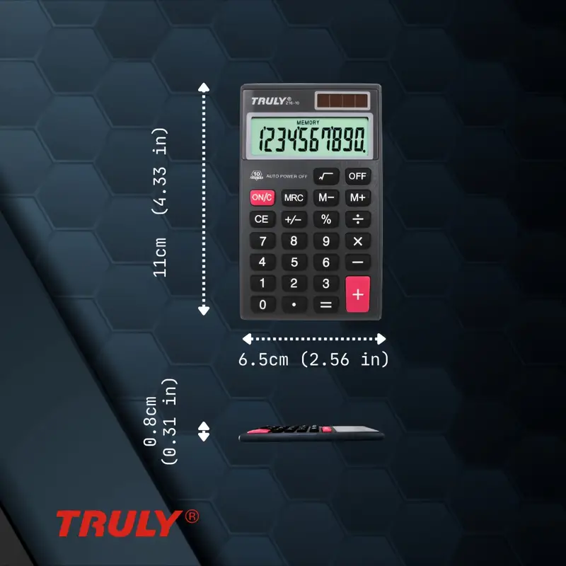 10-Digit LCD Mini Calculator - Image 3