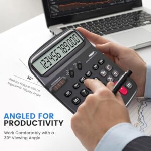 Desktop Calculator 12-Digit Large LCD Display