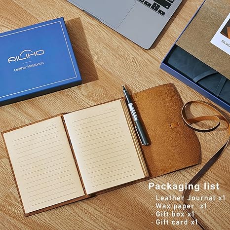Leather Journal Notebook - Image 3